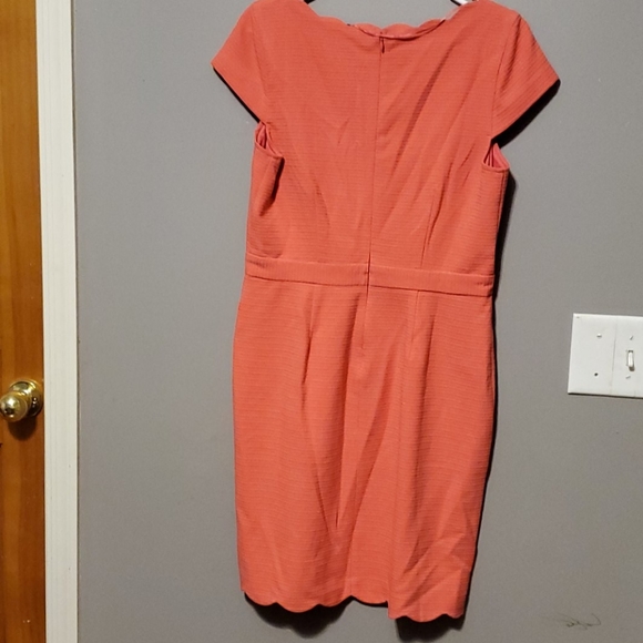 Elle Coral Scallop Dress - Picture 3 of 5